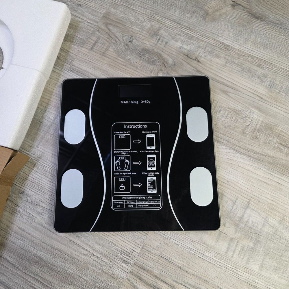 NIB Smart Bluetooth Body Fat Scale – Your New Ultimate Fitness Sidekick! - Picture 8 of 9
